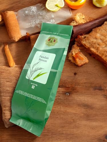 Image of Made in NAGALAND | SUNGO Organic Green Tea with pandan leaves | premium green tea leaves | Refreshing and invigorating brew with a delicate flavor 100g