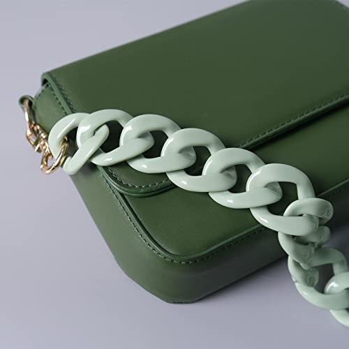 WADORN 2 Piezas De Dijes Para Bolso De Mano, Cadenas, 12.6 In, Esmaltado, Asas De Cadena, Colgante Con Temática Oceánica Para Mujer, Cartera, Bolso, Bolso Cruzado
