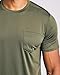 Real Essentials 4 Pack: Men's Dry-Fit Short Sleeve Pocket Crew Performance Athletic T-Shirt-Set 6, XL