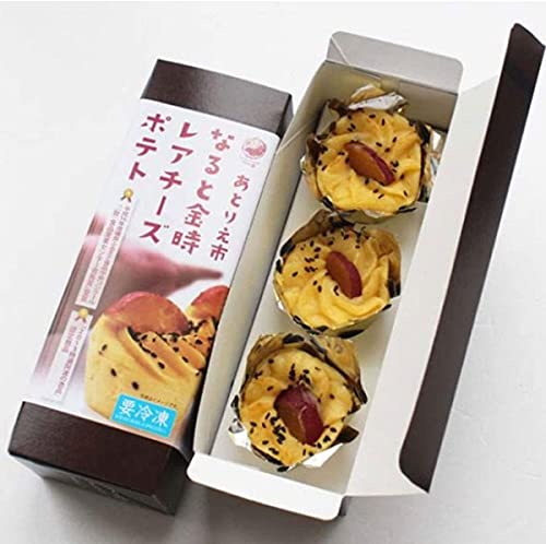 [市岡製菓] スイーツ あとりえ市 なると金時レアチーズポテト 3箱セット 3個入り×3箱