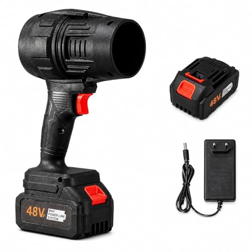 Image of Cordless Jet Air Blower 180000 RPM | 120 MPH High-Speed Turbo Air Dryer with Rechargeable Battery | Handheld Electric Mini Jet Fan Blower for Car Drying, Dusting, PC & Home Cleaning