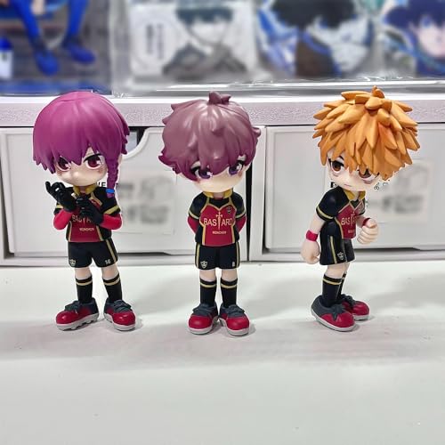 Isagi Yoichi 6PCS Anime Figurine Seishiro Nagi Chigiri Hyoma Bachira Meguru