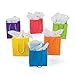 Fun Express Neon Small Gift Bags - Party Favor Bags -Gift Bags with Handles - 12 Pack