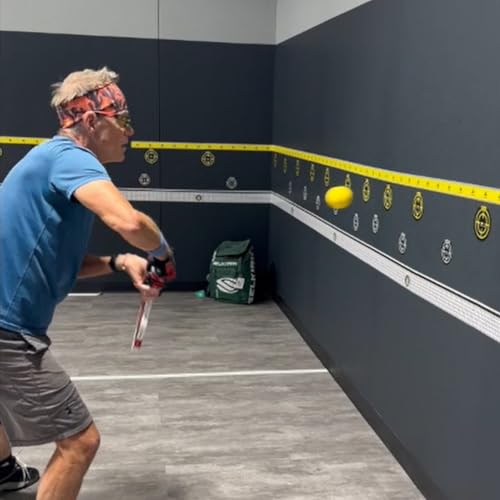 Pickleball Trainer Autocollant Mural Repositionnable avec Code QR - 7