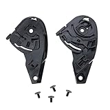 2er Pack verstellbare Integralhelme, unterstützt die Montagebasis für J Cruise, Skifahren, Skateboarden, Radfahren, Schnellverschluss Motorradhelme, Bodenbasis Adapter