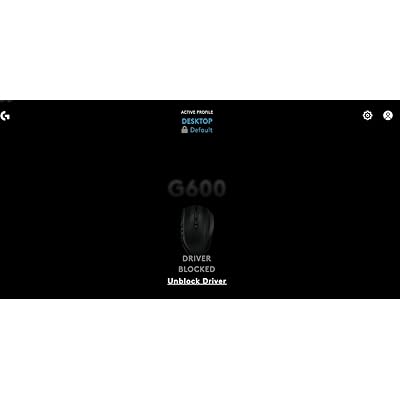 G600 driver blocked screen G600 driver blocked screen