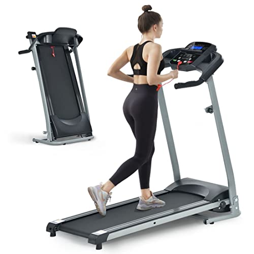 Treadmill,Home Foldable Treadmill with Incline, Folding Treadmill for Home Workout, Electric Walking Treadmill Machine 15 Preset or Adjustable Programs 250 LB Capacity MP3