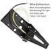 CICMOD Rear Fender Mount Red LED Tail Light Brake Lamp Turn Signals License Plate Light For Custom Off-road Motorcycle Dirt Bike