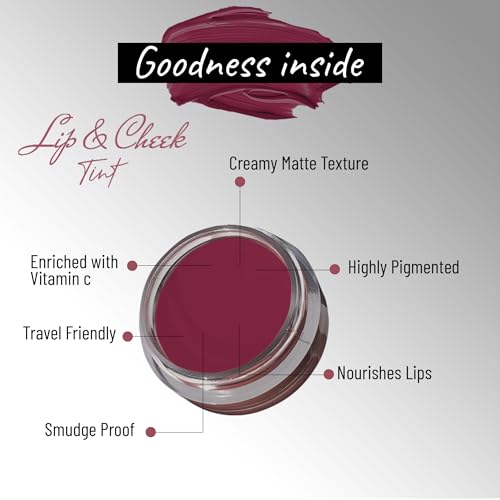 Image of Seven Seas Lip & Cheek Tint Richness Of Essential Oils And Vitamin C For Lips, Eyelids & Cheeks, Matte Finish Give You a Soft Natural Glow (Calypso Pink)