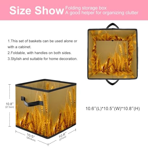 Boîte de rangement pliable cube tissu contre désordre placard - 3