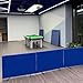 LVLDAWA Table Tennis Baffle, Single Self-Study Training Partitions Screen with Swivel Stand, Can DIY Stadium Contest Surround Barrier Block for Apartments, School (Color : Black, Size : 140X75CM-4PC