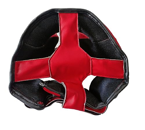 Ring Fight MMA Training Headgear Red - Image 5