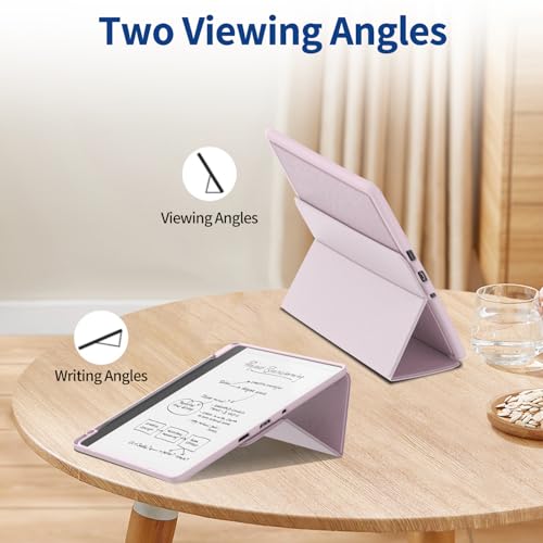 Image of Sanyetral Trifold Protective Case with Auto Sleep Wake, Not for Remarkable TCL Nokia -Pink