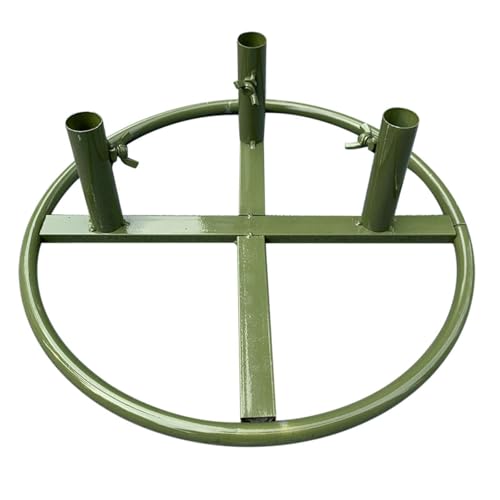 Socle robuste pour présentoirs floraux rond en fer forgé Ailan - 5