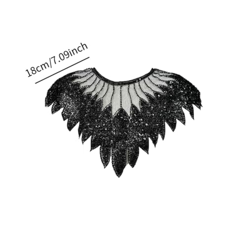 Party Shawl Shoulder Cape, Beautiful Beaded Sequin Cape, Women Shawl Wrap for Party, Dresses, Bridal, Masquerade3