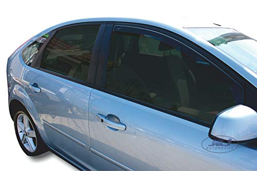 J&J AUTOMOTIVE Derivabrisas para FORD Focus II 4/5 puerta 2004-2010 2 piezas