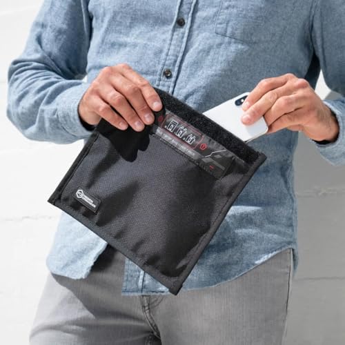 Mission Darkness Non-Window Faraday Bag for Phones (2-Pack) // Signal Blocking Bag Prevents Hacking Tracking Spying, Device Shielding for Law Enforcement Military Digital Forensics, EMP CME Protection by Mission Darkness - Image 8