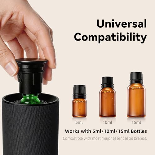 Waterless Essential Oil Diffuser for Home & Car,Fabric Covered - image 9
