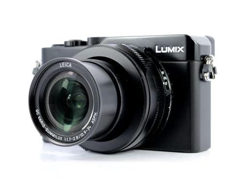 Panasonic Lumix LX100 II | Appareil Photo Compact Expert (Grand capteur type 4/3 17MP, Zoom LEICA 3x, Ouverture F1.7-2.8, Grand viseur, Ecran tactile, Vidéo 4K, Stabilisation) Noir – Version Française