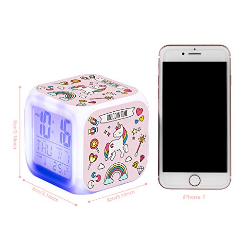 Sveglie Unicorno Digitali per Ragazze,Sveglie da