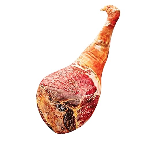 Cabilock 1 Pc Almohada De Jamón Creativa De Pan Comida De Tocino Cojín Coche Relajante Bebita Palillo De Relleno: Algodón PP Almohada Suave