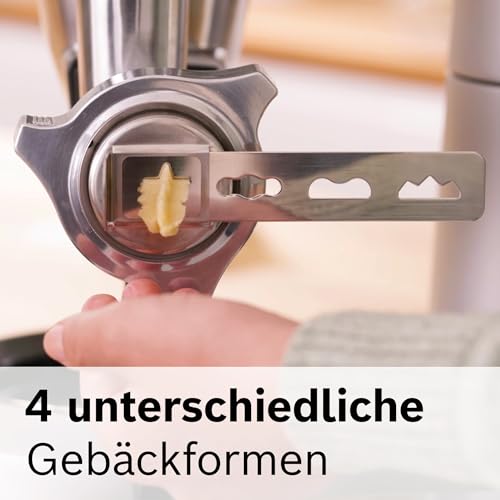 Bosch Zubehör-Set BakingSensation MUZ9BS1, passend für Küchenmaschine OptiMUM, Fleischwolf, Kunststoffschüssel, Spritzgebäck-Vorsatz… – Ansicht 3