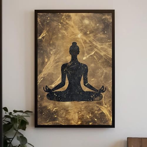 Tableau toile méditation pour apaiser l'esprit et décorer un coin zen salon