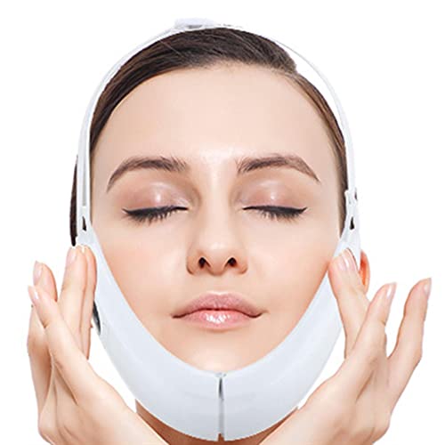 papada, Máquina Reductora papada Inteligente para Estiramiento Facial, Dispositivo MasajPuntos acupuntura Facial Microcurrent EMS 6 Modos para Face Lifter V-