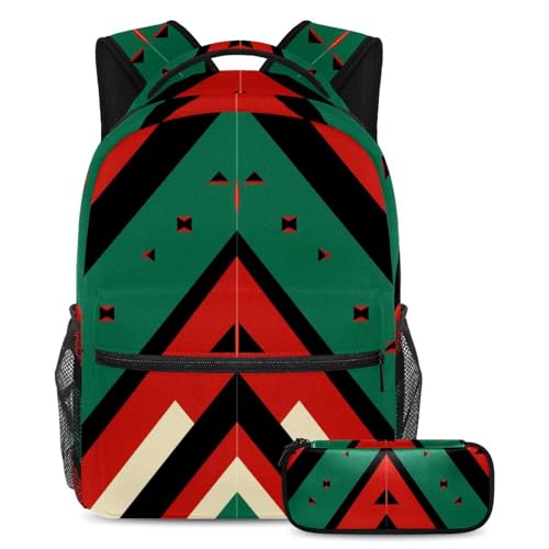 Sac à dos 29 avec trousse motif drapeau fille garçon sac à livres