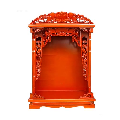 Solid Wood Meditation Altar Table,Wall Mounted Shrine Buddhist Altar, Buddha