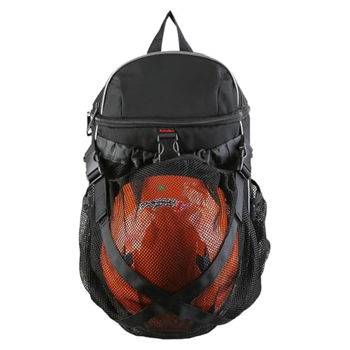 Ysislybin Motorcycle Helmet Backpack, Waterproof Oxford Fabric, Dual Use Motorbike Helmet Bag, Large Capacity Basketball Backpack, Laptop Rucksack, Long Distance Travel Backpack