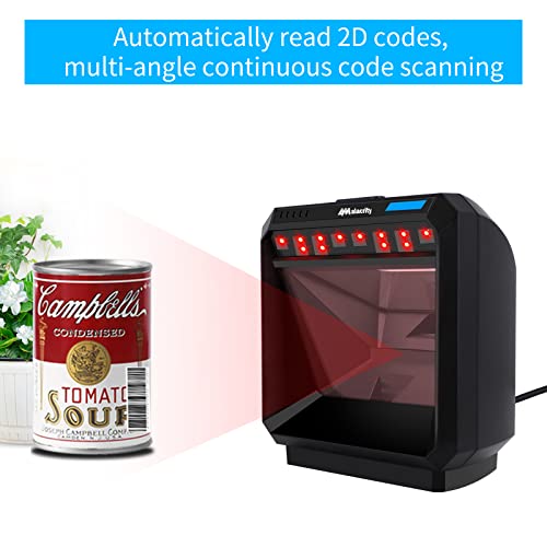 Alacrity Handsfree 2D Barcode Scanner,Alacrity Qr Omnidirectional Desktop Automatic Usb Bar Code Reader Scanner thumb #2
