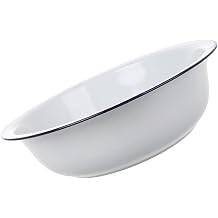 Enameled Steel Mixing Bowl, Smooth Coated Kitchen Utensils, Food-Safe Mixing Serving Solution for Modern Home Use, Multi-Purpose Enameled Kitchen Bowl