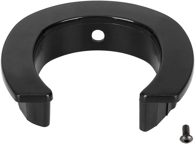 Folding Buckle Limit Ring for Ninebot Max Electric Scooter, Plastic Stem Clamp with Wear-Resistant Construction, Black (9 g / 7.4 g)