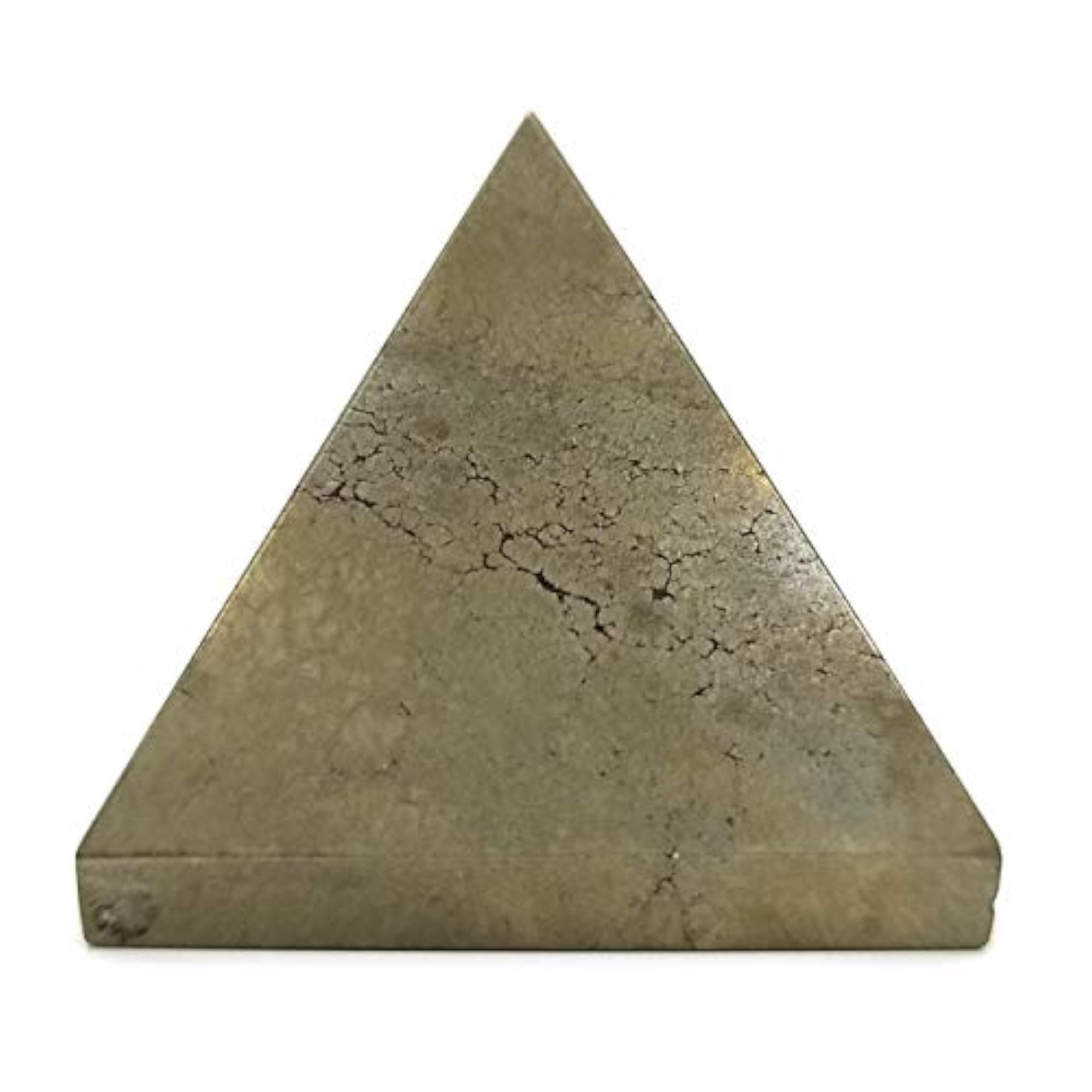 Natural Pyrite Pyramid Money Magnet Stone