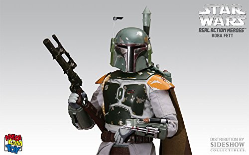 Amazon.com: Medicom Real Action Hero Star Wars Boba Fett 12 Action
