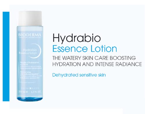 Bioderma - Hydrabio - Essence Lotion - Radiance Booster - Skin Softening - For Dehydrated Sensitive Skin, 6.67 Fl Oz #TOP6