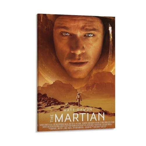 f IfbZC THE MARTIAN |X^[ A[gpl LoX ǃA[g _ ŉ ǂ̊G CeA z[A[g[N20x30inch(50x75cm) Frame-style