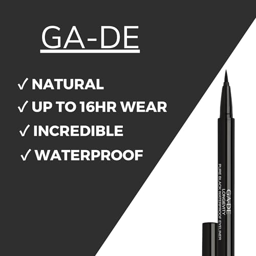 Delineador líquido negro resistente al agua GA-DE miniatura 3