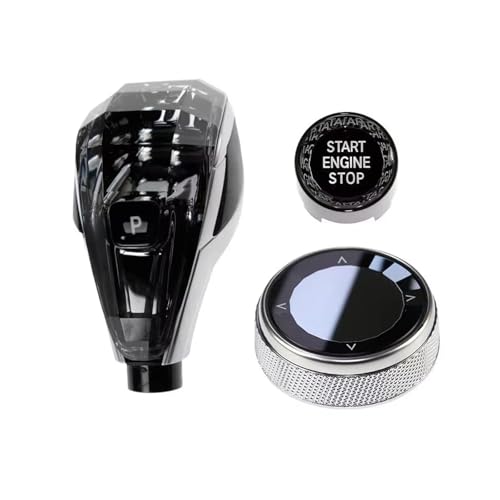 Per BMW G20 G30 G01 G05 F10 F30 F20 X1 X2 X3 X4 X5 X6 X7 Pomello del cambio in cristallo per auto, maniglia, set da 3 pezzi