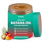 Raw Batana Oil for Hair Growth - 100% Pure & Organic 5oz Batana from Honduras, Dr. Sebi Inspired Cold-Pressed Hair & Scalp Oil, Thickens & Strengthens Natural Hair for Men & Women