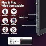 Portable Monitor 18.5 inch 1080P FHD 100Hz 125% sRGB HDMI USB-C Large Portable Monitor for Laptop MacBook Xbox PS4/5, Travel Monitor with Kickstand, VESA Compatible - Image 5