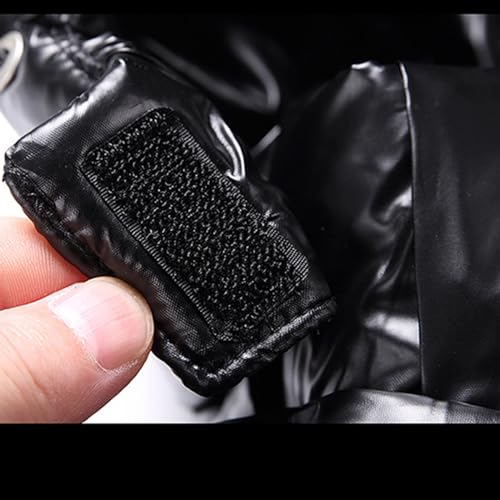 Mens Winter Jacket Puffer Coat Shiny Hooded Reflective Padded Jackets Plus Size Bomber Alternative Thicken Down Coats2