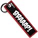 KEYTAILS Keychains, Premium Quality Key Tag for Motorcycle, Car, Scooter, ATV, UTV [Braaap!]