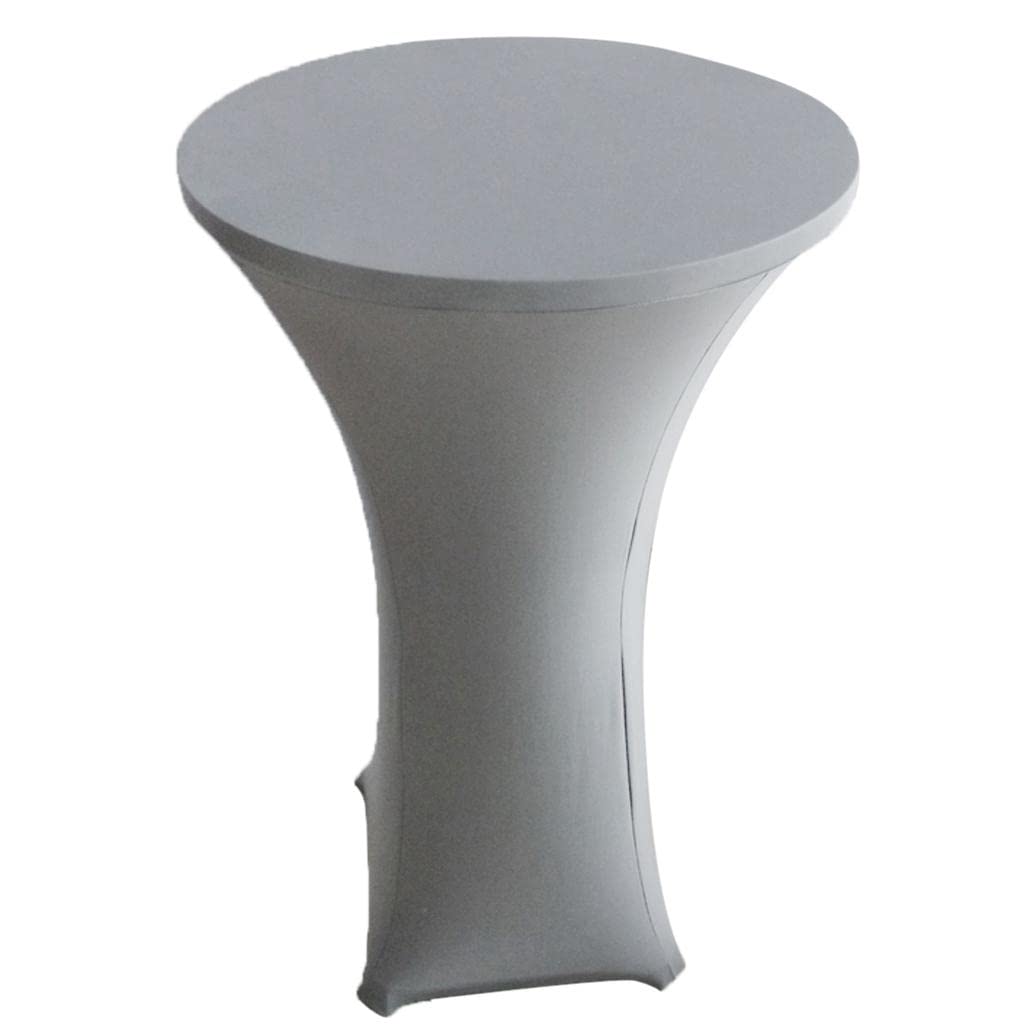 Stretch Cocktail Poseur Dry Bar Spandex Table Cover Cloth Decor Gray-image-43