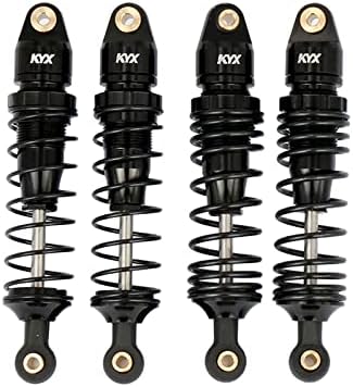KYX Racing CNC Machined Aluminum Front Rear Suspension Ultra Shocks Upgrades Parts Accessories for RC Crawler Car Traxxas 1/10 Drag Slash 1967 C10