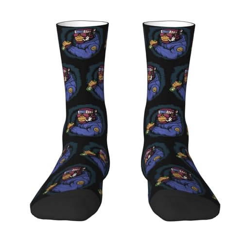 Drinking Monkey Socks For Men Women Gift Wicking Sport Casual Running Socks2