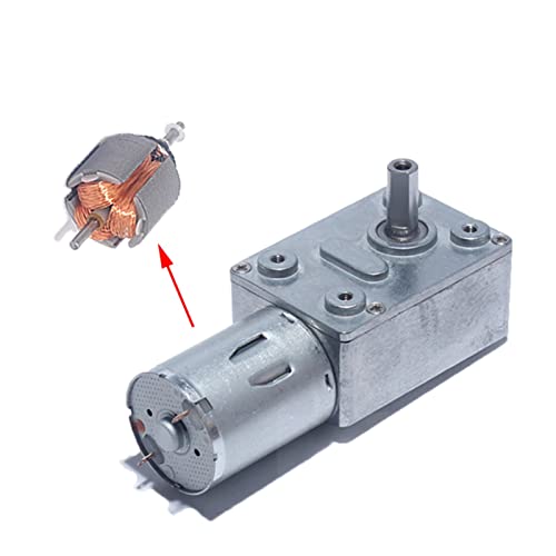 Motor reductor JGY-370 de corriente continua 6V con engranaje helicoidal 2