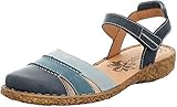Bei diesem formschönen Schuh der Marke Josef Seibel handelt es sich um ein Modell aus der Kategorie Sandalen. Diese Damenschuhe in der Farbe Blau überzeugen durch ein klares Design und unterstreichen die aktuelle Schuhmode. Große Schuhe von Josef Seibel lassen sich perfekt mit dem urbanen Modegeist kombinieren und verleihen jedem modernen aber auch einem klassisch-sportivem Outfit den passenden Schliff. Das Außenmaterial bei diesem Modell wurde aus Leder hergestellt, als Innenmaterial wurde Lede