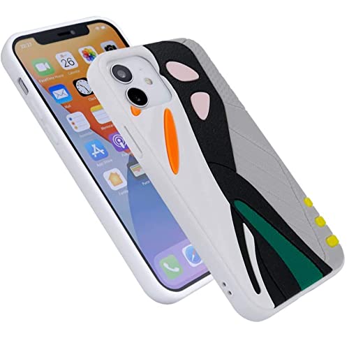 3D 700 Gray Wave Runner Sneaker Compatible with iPhone XR Case, Full Protective Soft Textured Shock Absorbing Protective Fashion Case